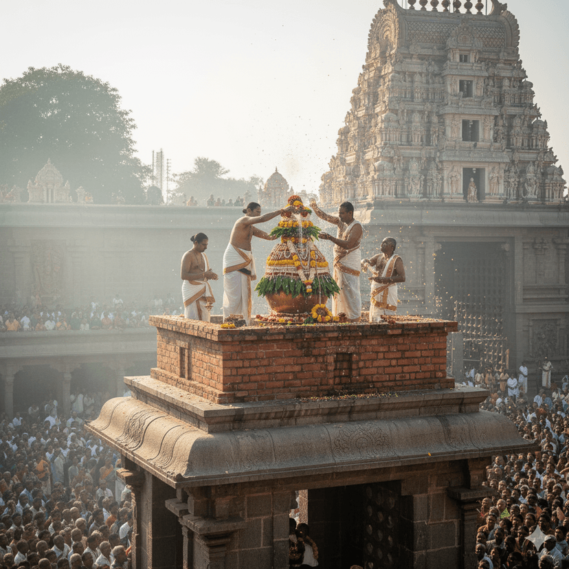 Consecration Ceremony (Kumbabishekam) – Reawakening Divine Energy